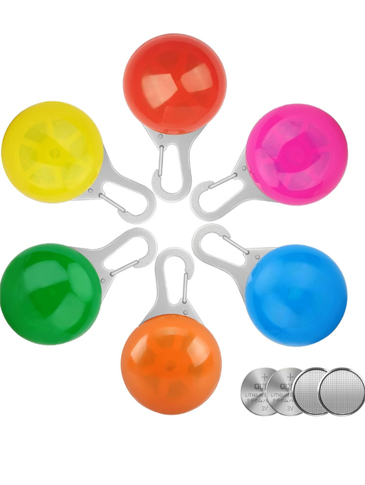 LED Collar Light Pendant With Carabiner Clip