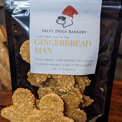Salty Dogs Barkery Christmas Cookies - Holiday Gingerbread Men